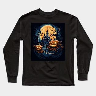 Ghosts and goblins roam tonight Long Sleeve T-Shirt